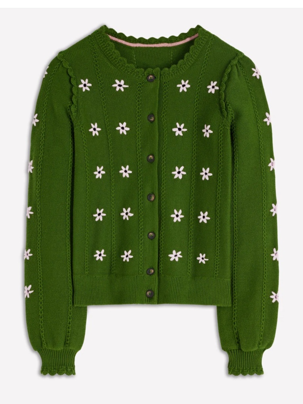 Boden Valeria Crochet Knit Cardigan NWT